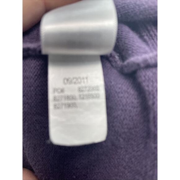 Juicy Couture Womens L Convertible Cowl Neck Button Up Cardigan Purple Lagenlook - Picture 10 of 12